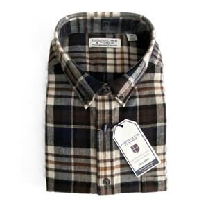Roundtree & Yorke Big & Tall Men's XLT Portuguese Flannel Button-Down Shirt NEW